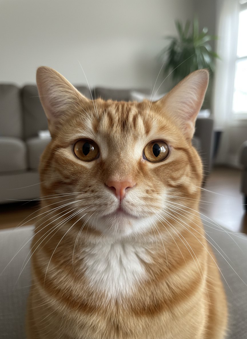Orange tabby — the original photo